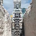 Trench cut to spec, no over-excavation